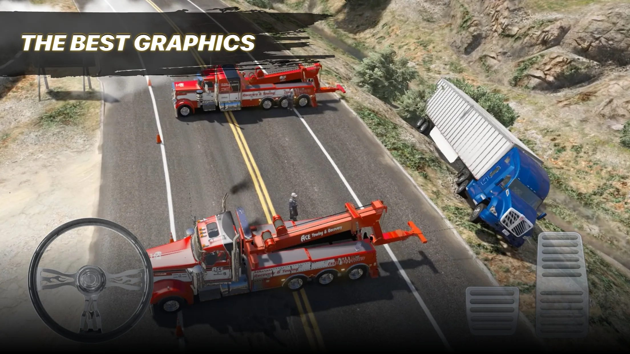 Truck Simulator Games TOW USA [мод: много денег] Screenshot 1