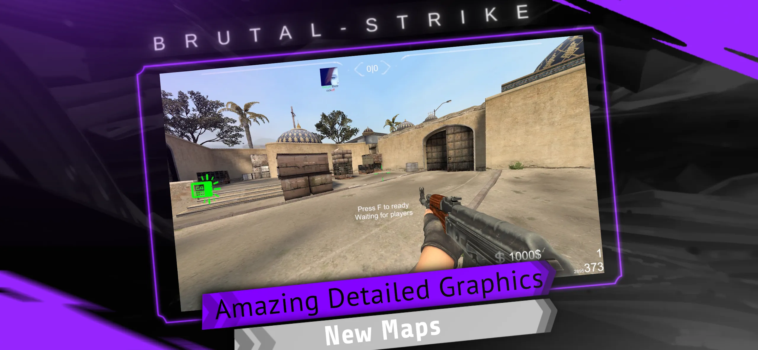 Brutal Strike v1.3728 APK Мод (Меню, Бесконечные патроны) Screenshot 1 Brutal Strike v1.3728 APK Мод (Меню, Бесконечные патроны) Screenshot 1