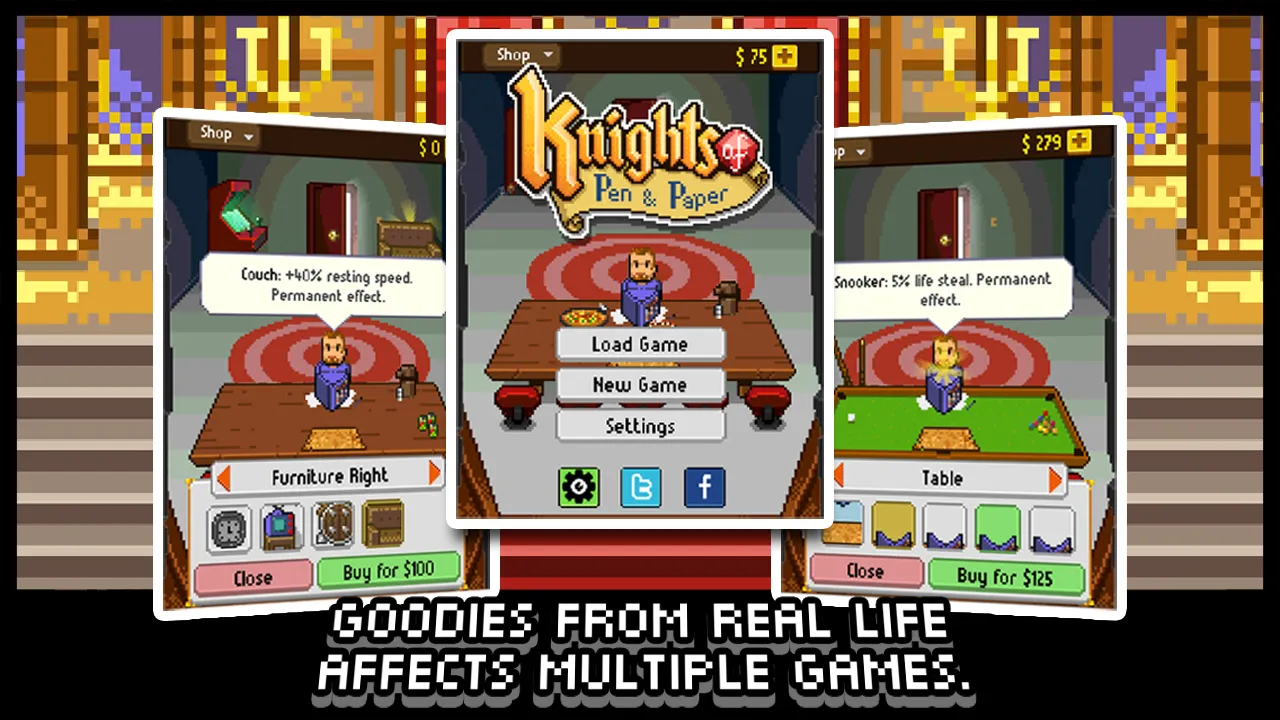 Knights of Pen & Paper +1 v2.35 APK Мод (Полная версия) Screenshot 2