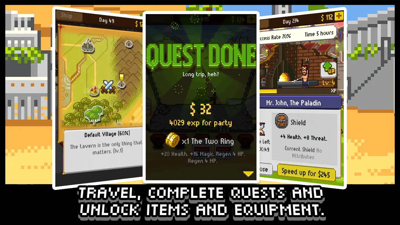 Knights of Pen & Paper +1 v2.35 APK Мод (Полная версия) Screenshot 3