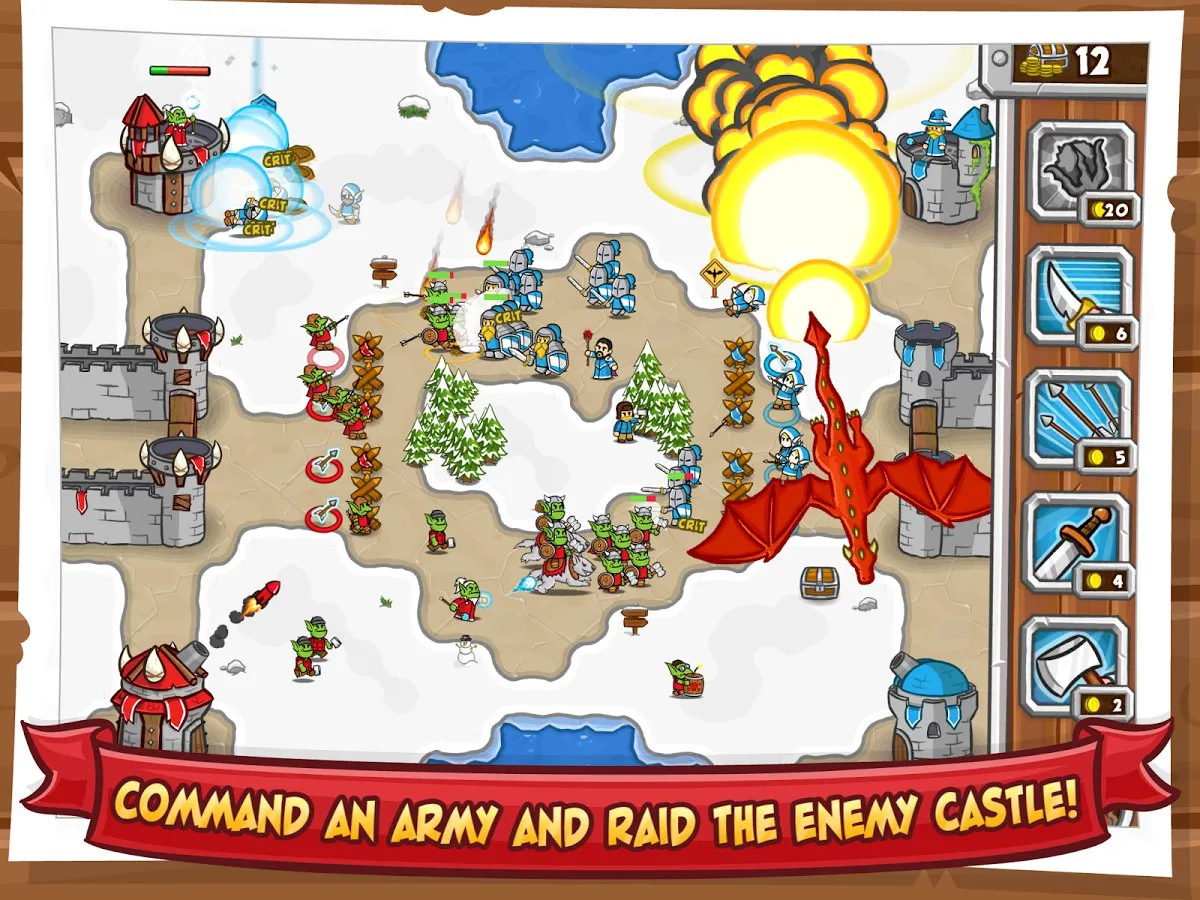 Castle Raid 2 [мод: бесплатные апгрейды] Screenshot 1