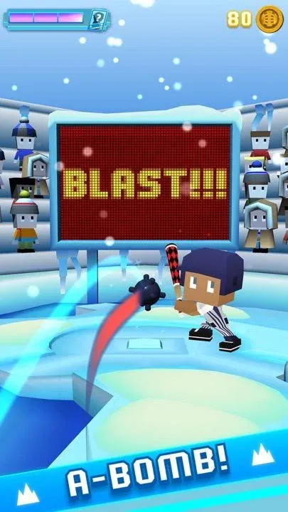 Blocky Baseball v2.0_393 APK Мод (Много денег) Screenshot 2