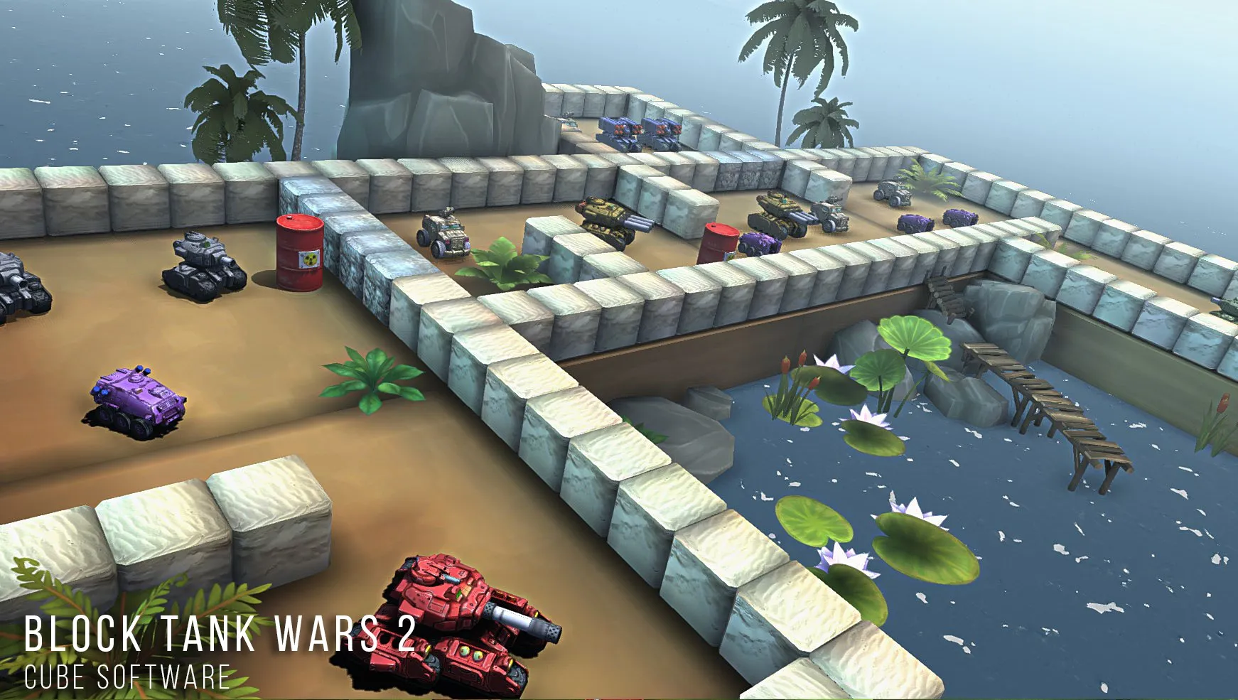 Block Tank Wars 2 Премиум [мод: много денег] Screenshot 2