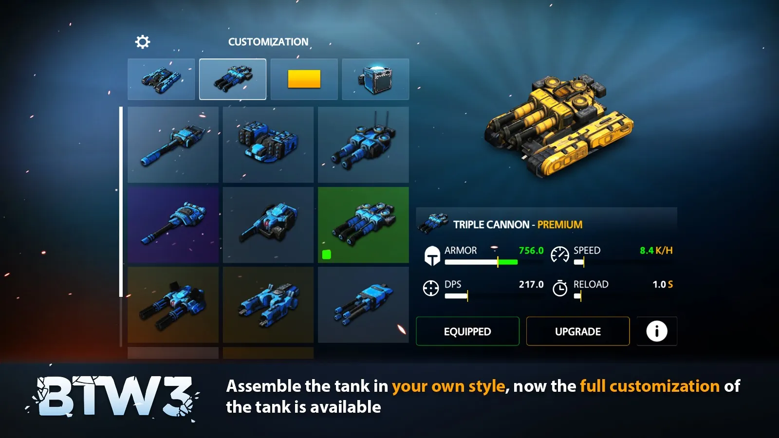 Block Tank Wars 3: Танк Шутер [мод: много денег] Screenshot 2