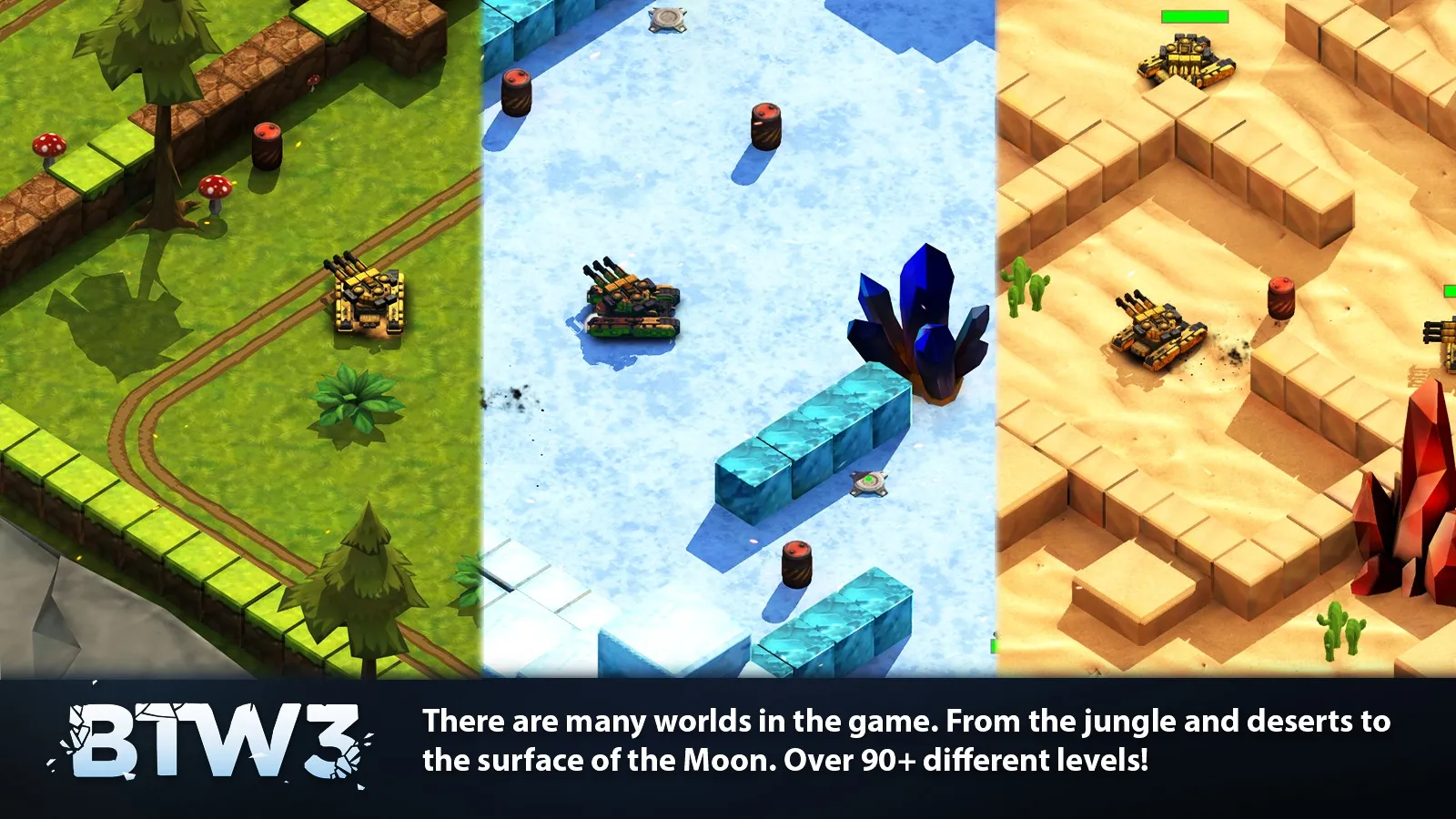 Block Tank Wars 3: Танк Шутер [мод: много денег] Screenshot 3