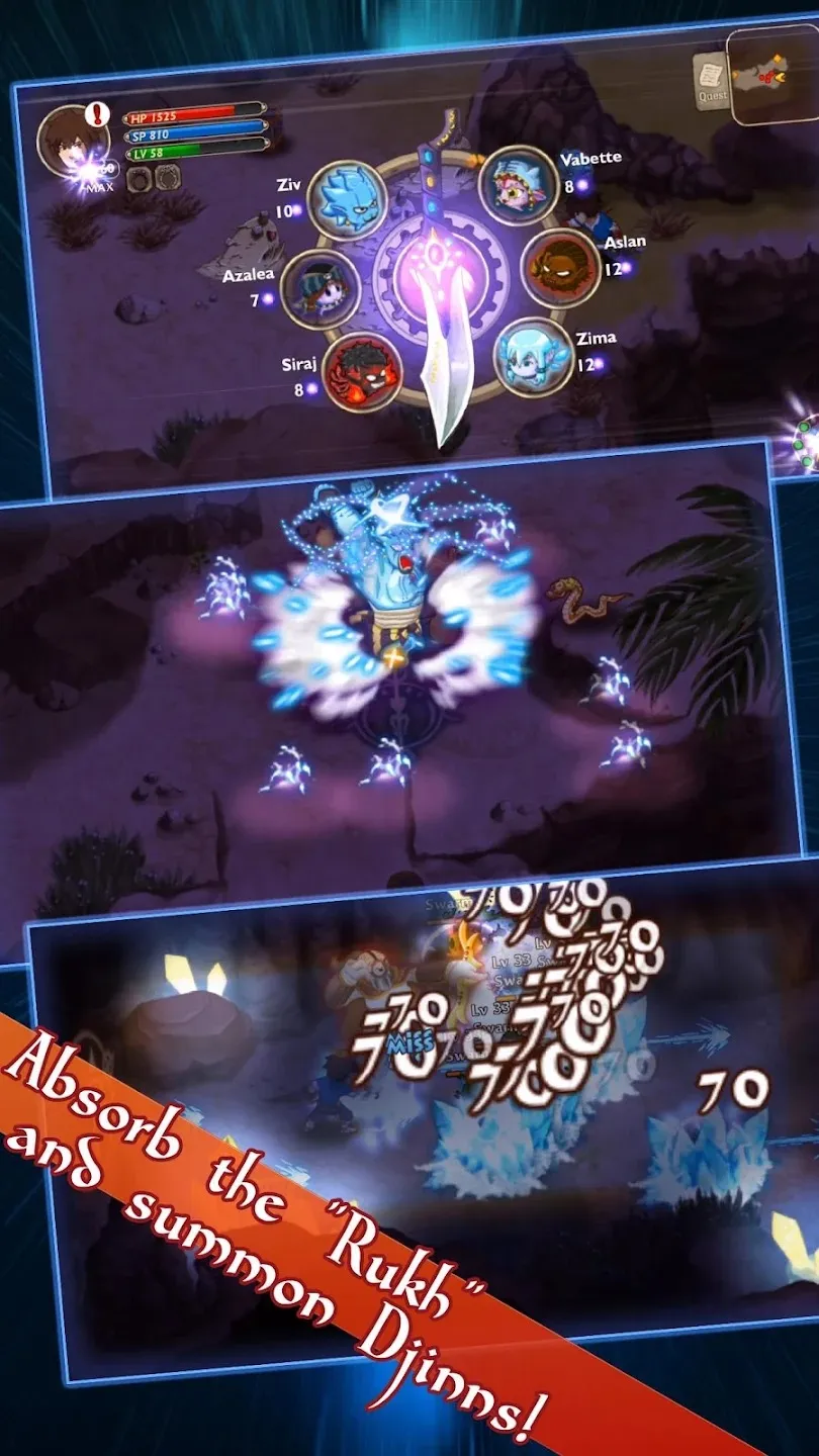 RPG Djinn Caster [мод: бесплатные покупки] Screenshot 2