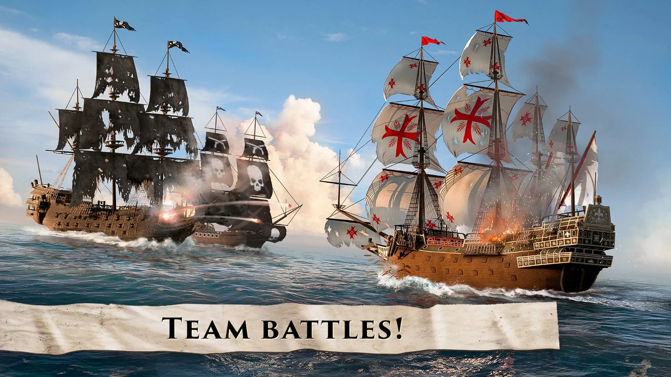 Dragon Sails: Battleship War [мод: много денег] Screenshot 4