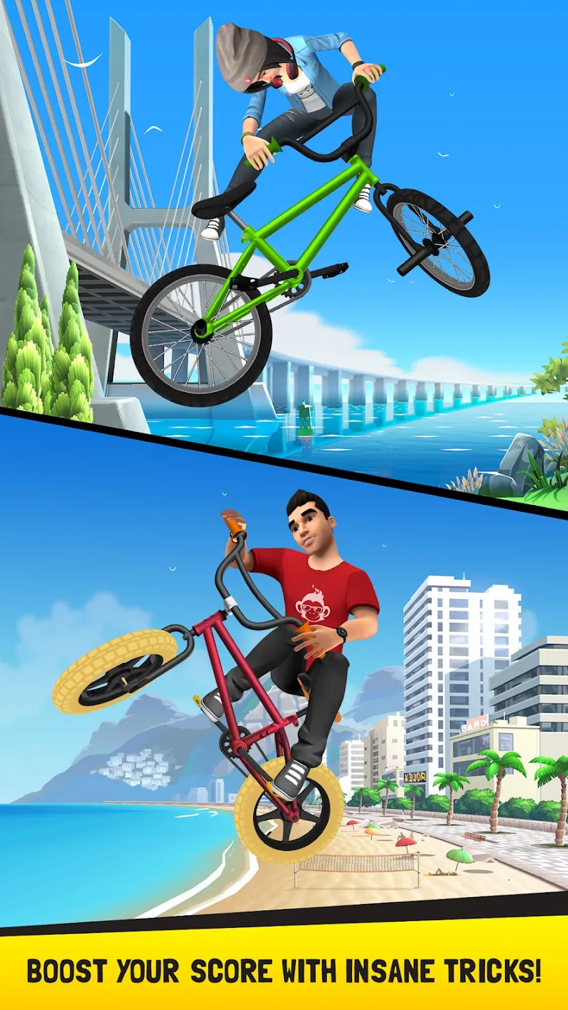Flip Rider – BMX Tricks [мод: много денег] Screenshot 3