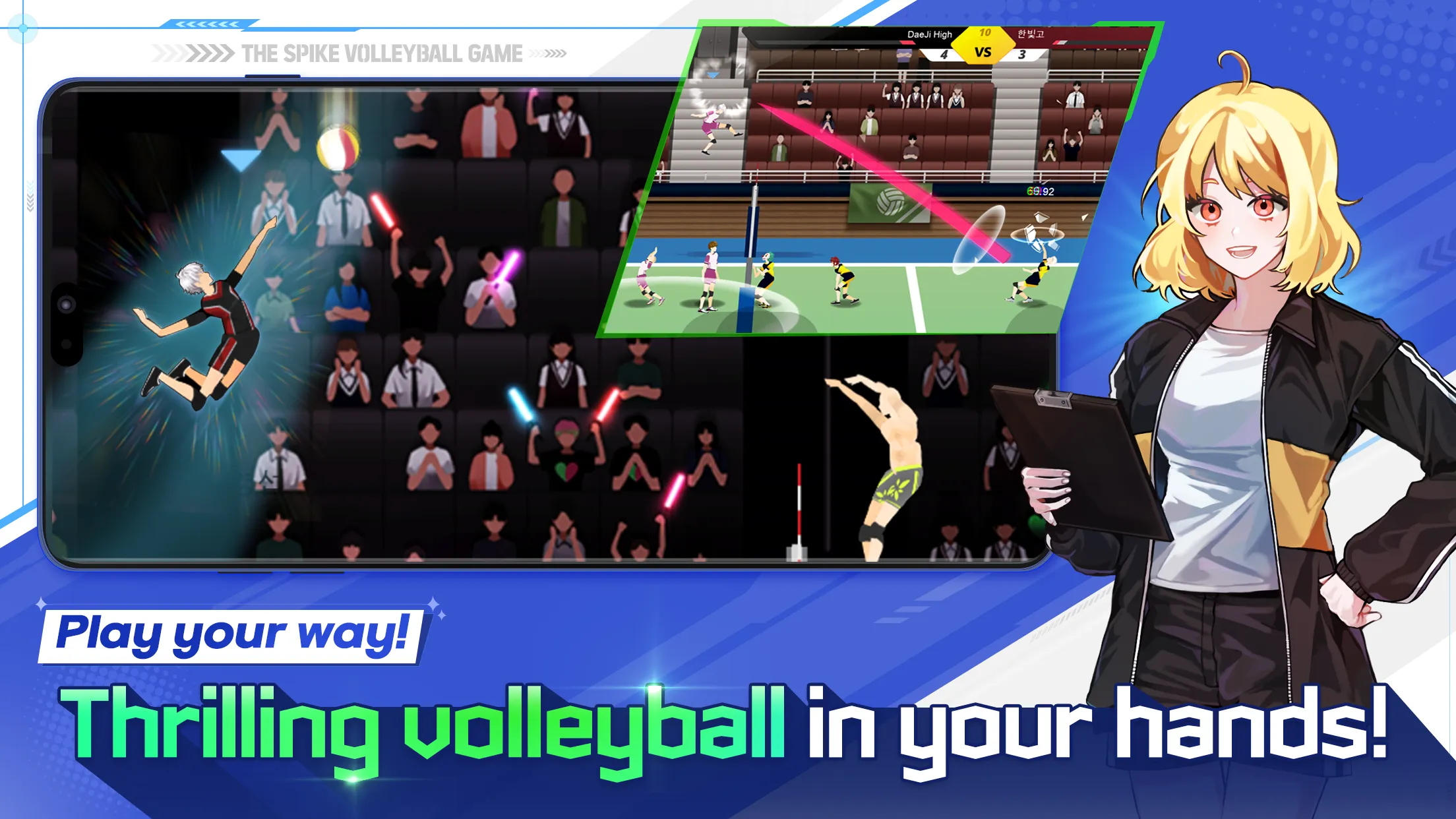 The Spike - Volleyball Story v7.3.103 APK Мод (Много денег) Screenshot 1 The Spike - Volleyball Story v7.3.103 APK Мод (Много денег) Screenshot 1