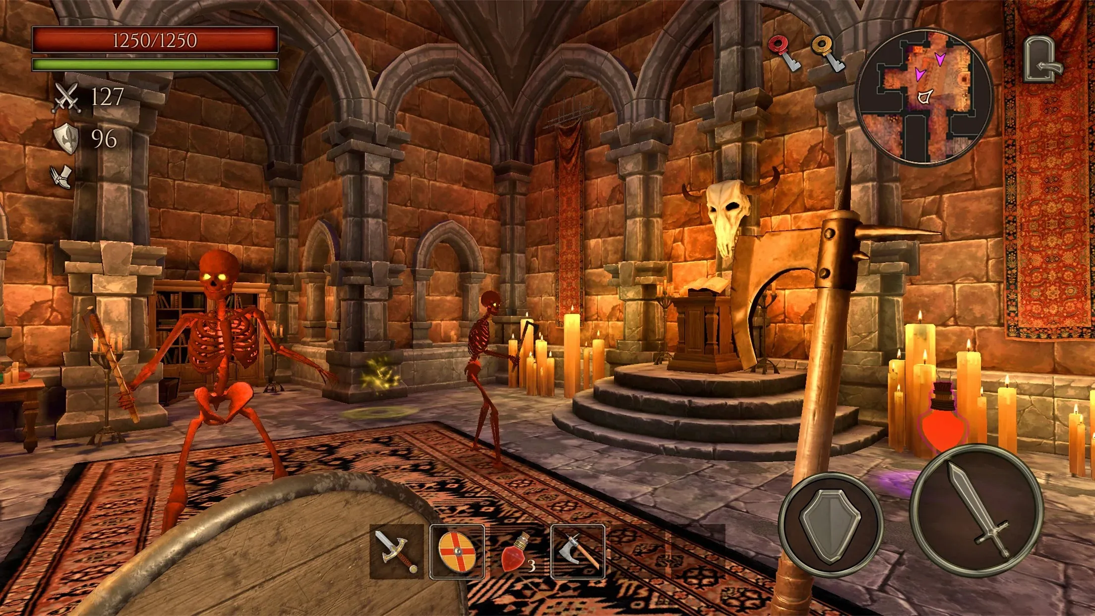 Ghoul Castle 3D – Action RPG [мод: много денег] Screenshot 4