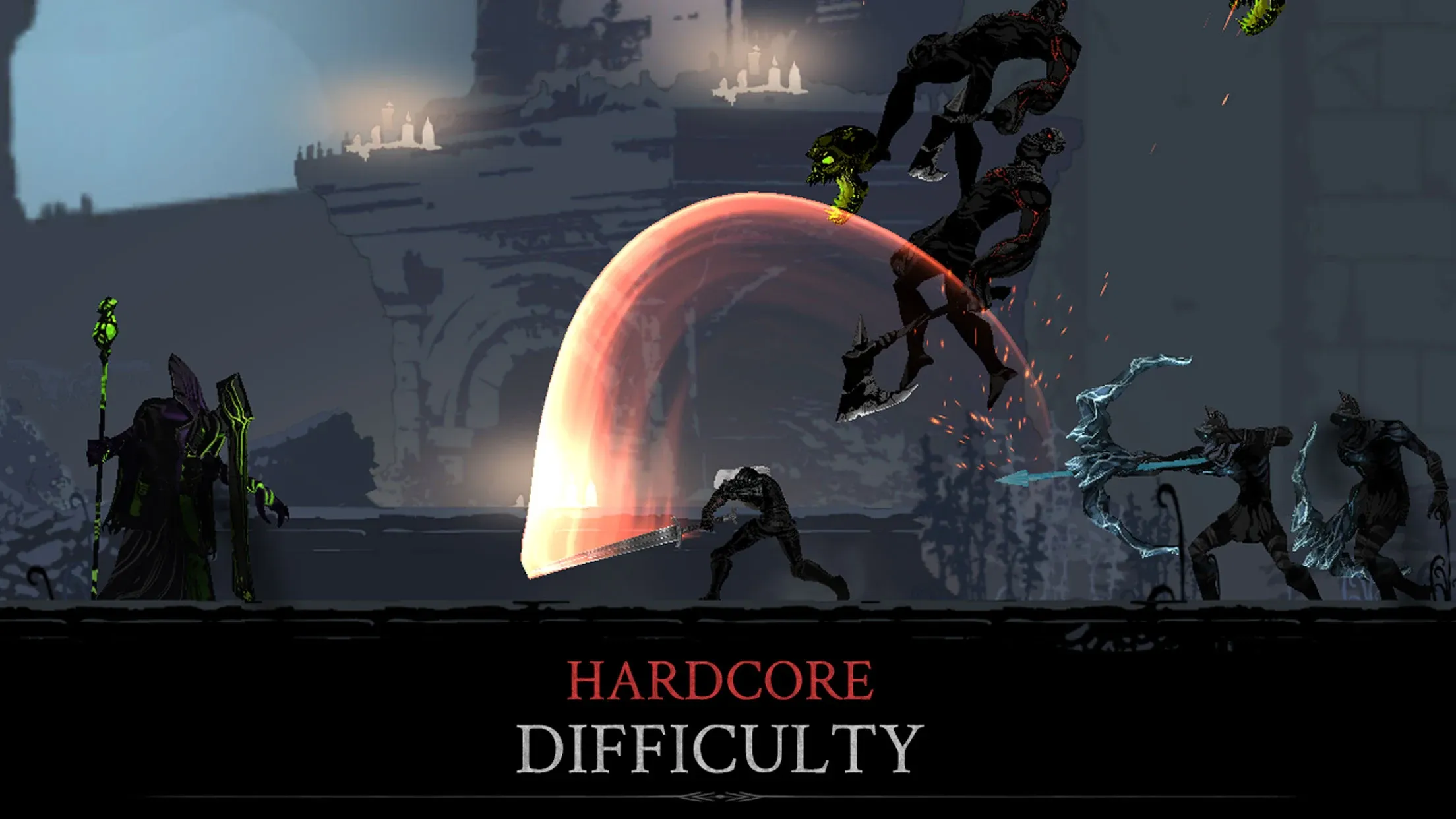 Demon Hunter: Shadow World v61.135.2.0 APK Мод (Меню, Бесплатные покупки, Бессмертие, Урон) Screenshot 3