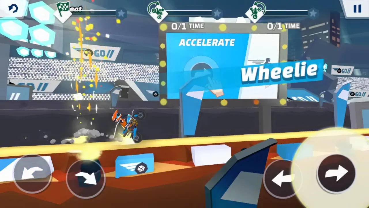 Bike in Time: Stunt Trials [мод: полная версия] Screenshot 1