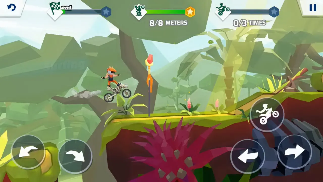Bike in Time: Stunt Trials [мод: полная версия] Screenshot 5