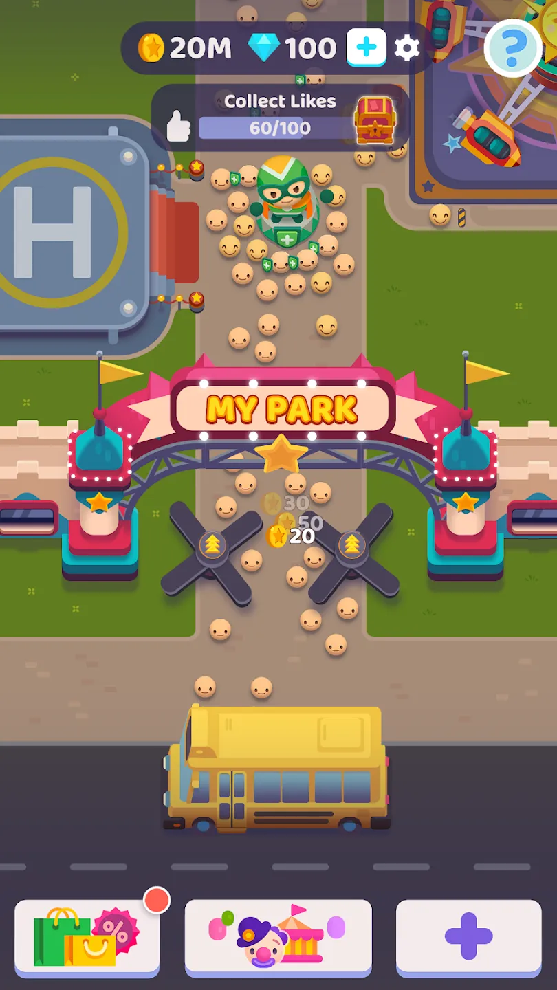 Overcrowded: Tycoon v2.24.1 APK Мод (Много денег) Screenshot 1