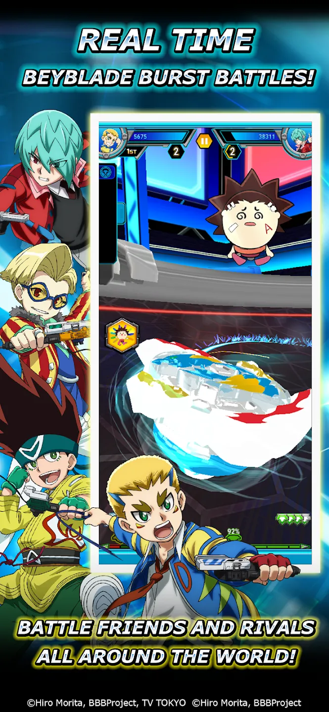 Beyblade Burst Rivals v3.11.11 APK Мод (Много денег) Screenshot 2