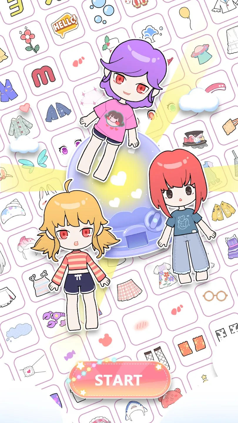 Vlinder Gacha：гача лайф игра [мод: много денег] Screenshot 2