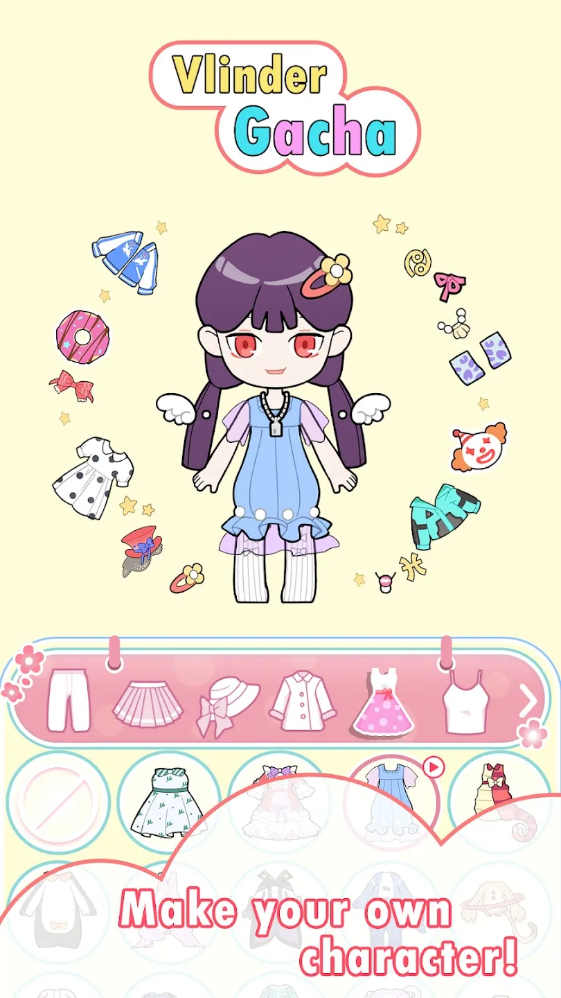 Vlinder Gacha：гача лайф игра [мод: много денег] Screenshot 3