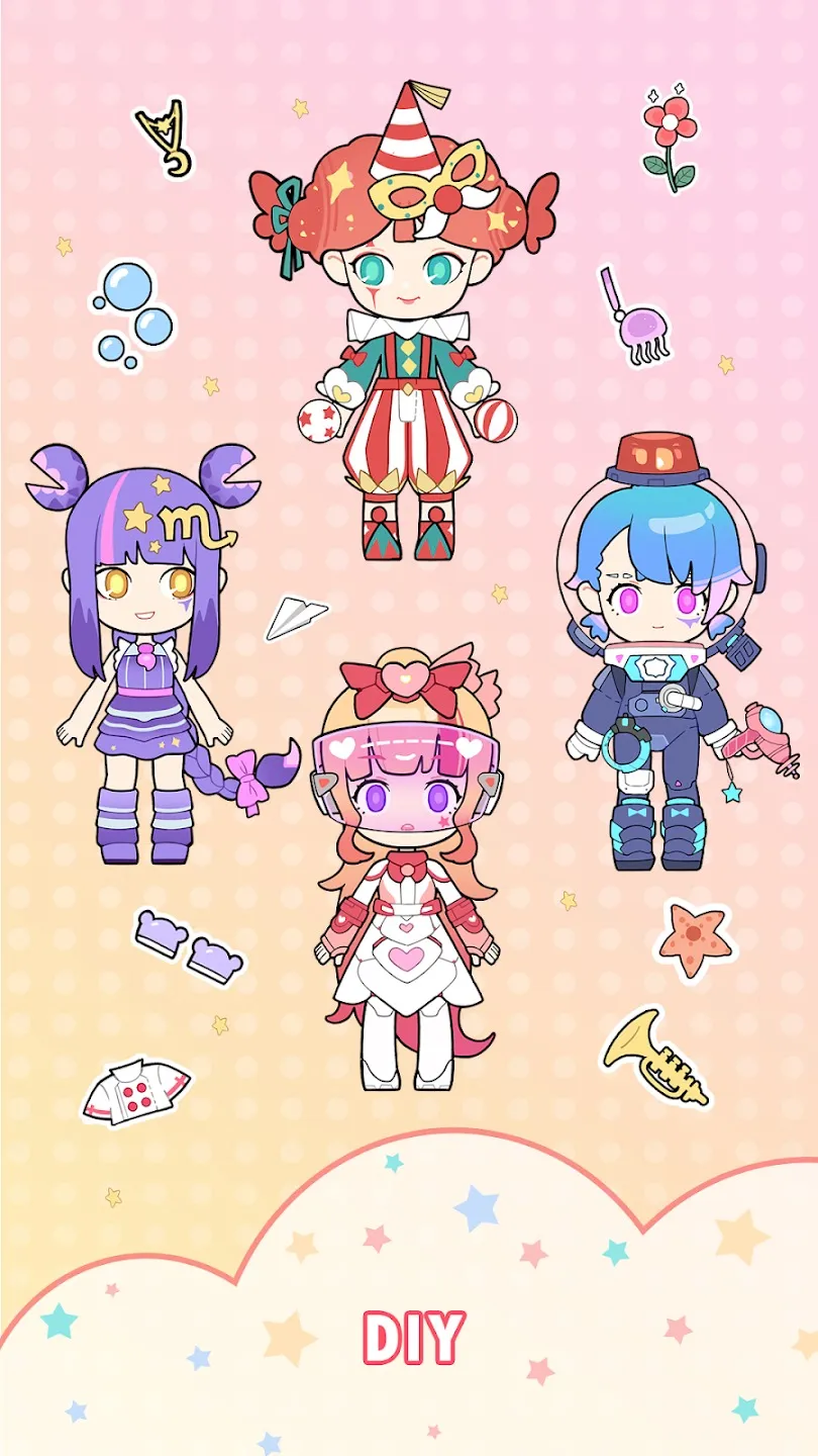 Vlinder Gacha：гача лайф игра [мод: много денег] Screenshot 5