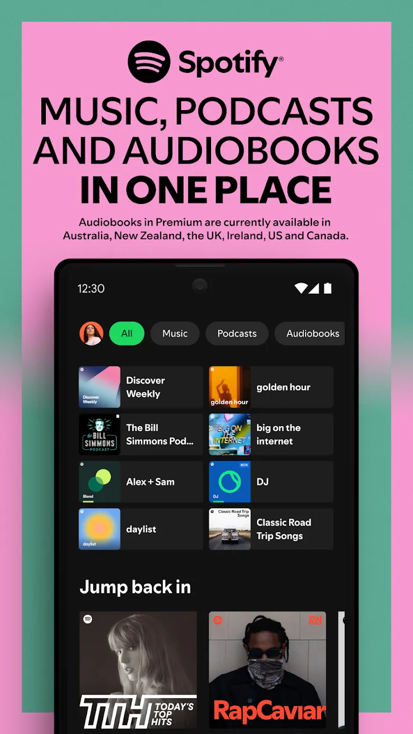 Spotify Premium v9.1.50.1906 APK Мод (Всё открыто, Final) Screenshot 1
