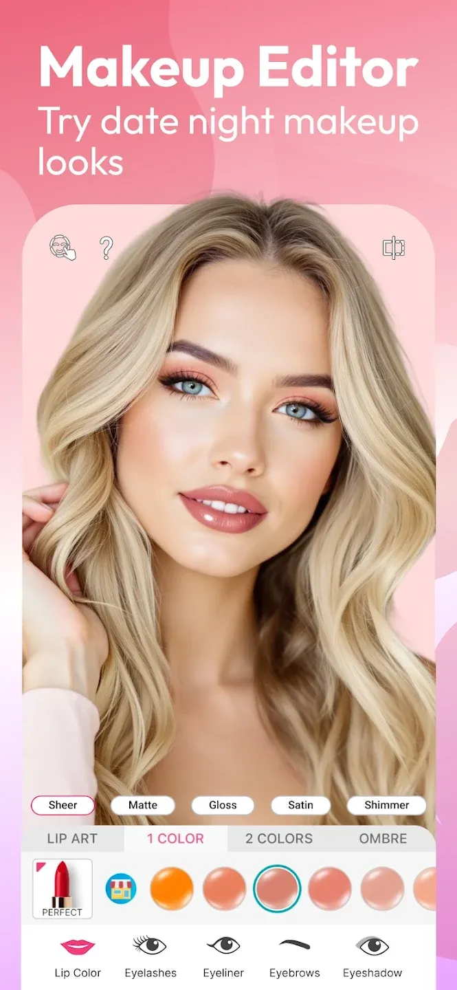 YouCam Makeup v6.43.0 APK Мод (Всё открыто, Premium) Screenshot 1