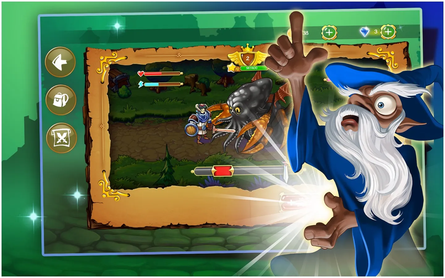 Doodle Kingdom HD Alchemy [мод: много подсказок] Screenshot 3