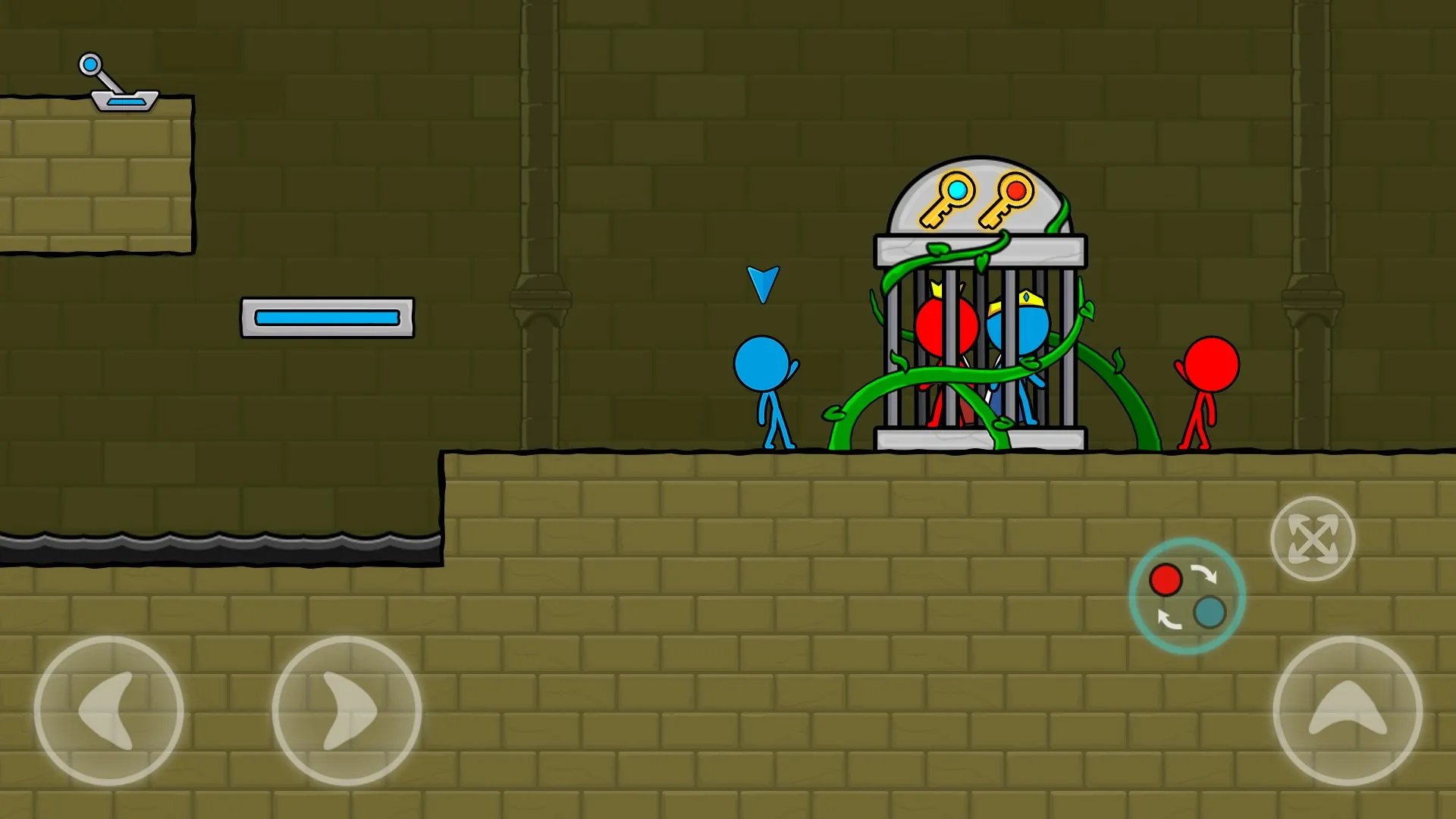 Red and Blue Stickman : Animat [мод: много денег] Screenshot 3