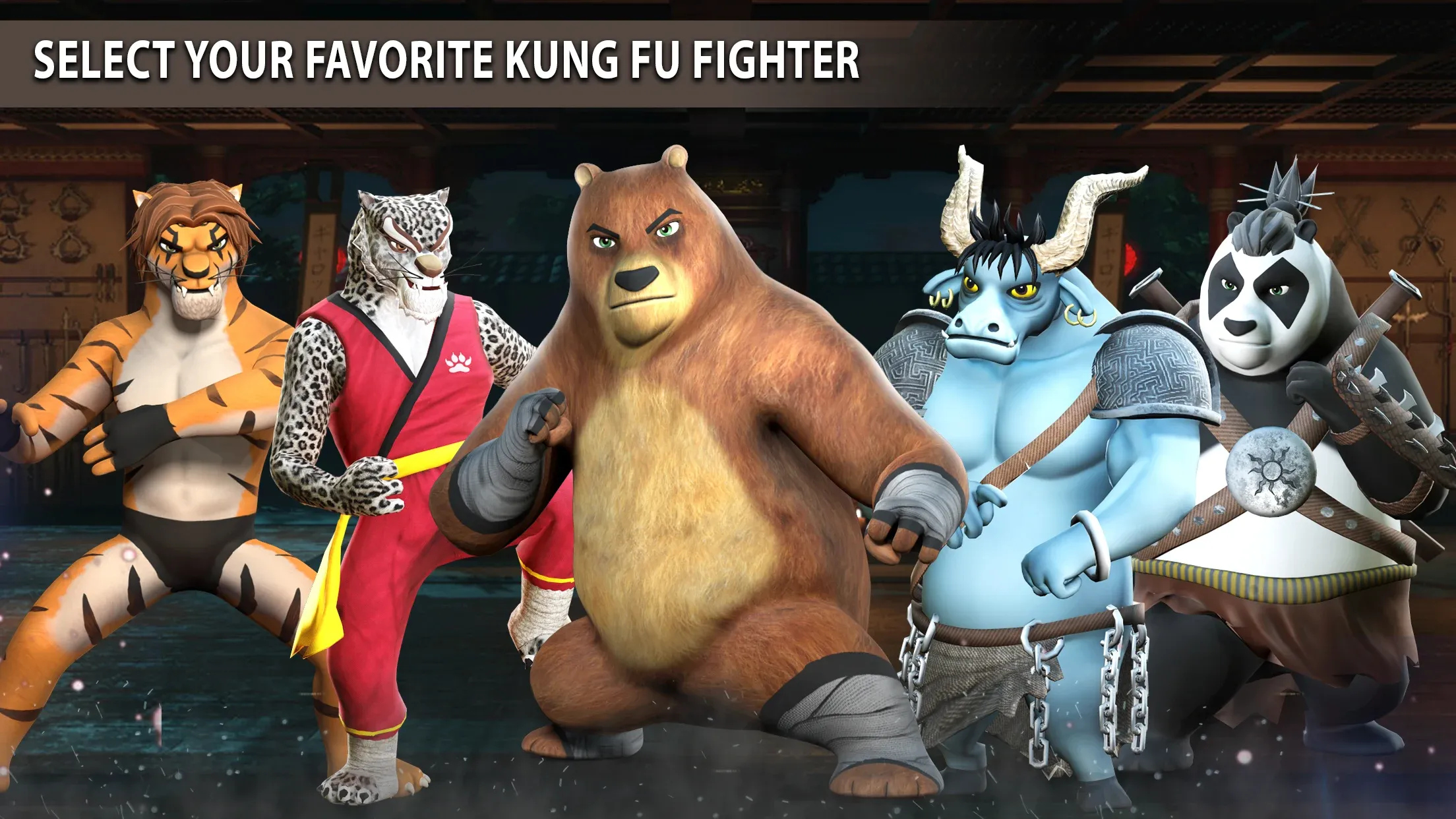 Kung Fu Animal v2.2.1 APK Мод (Бесплатные покупки) Screenshot 4 Kung Fu Animal v2.2.1 APK Мод (Бесплатные покупки) Screenshot 4