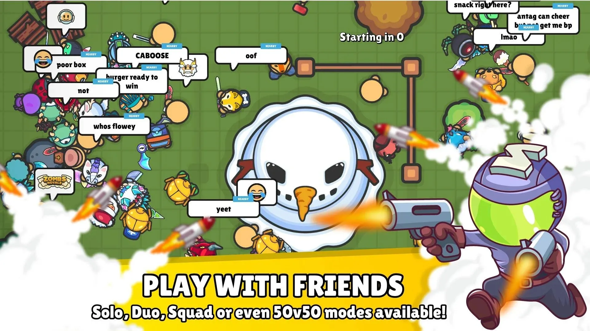 ZombsRoyale.io – 2D Battle Roy Screenshot 4