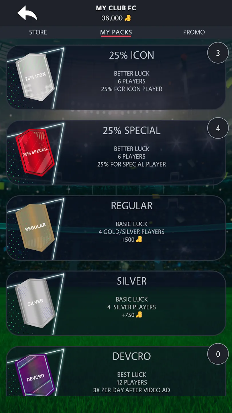 DEVCRO 24 - Draft, Packs! Screenshot 2 DEVCRO 24 - Draft, Packs! Screenshot 2