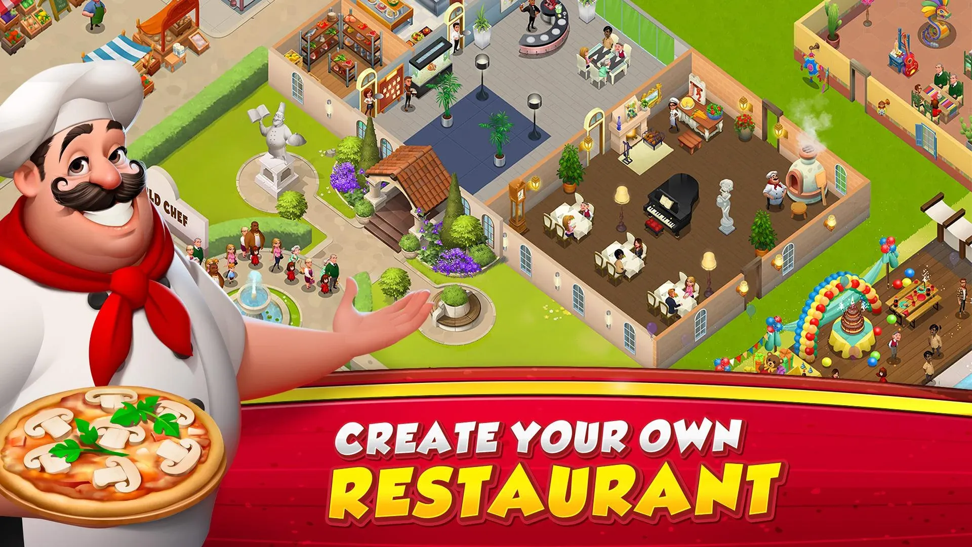 World Chef v3.6.0 APK Мод (Быстрая готовка) Screenshot 1