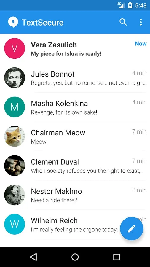 Signal — приватный мессенджер Screenshot 1