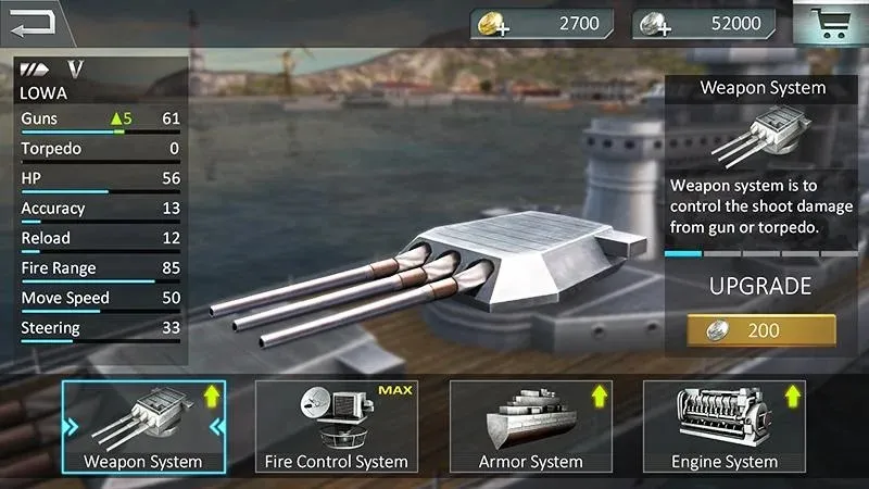 Атака военных кораблей 3D [мод: много денег] Screenshot 3