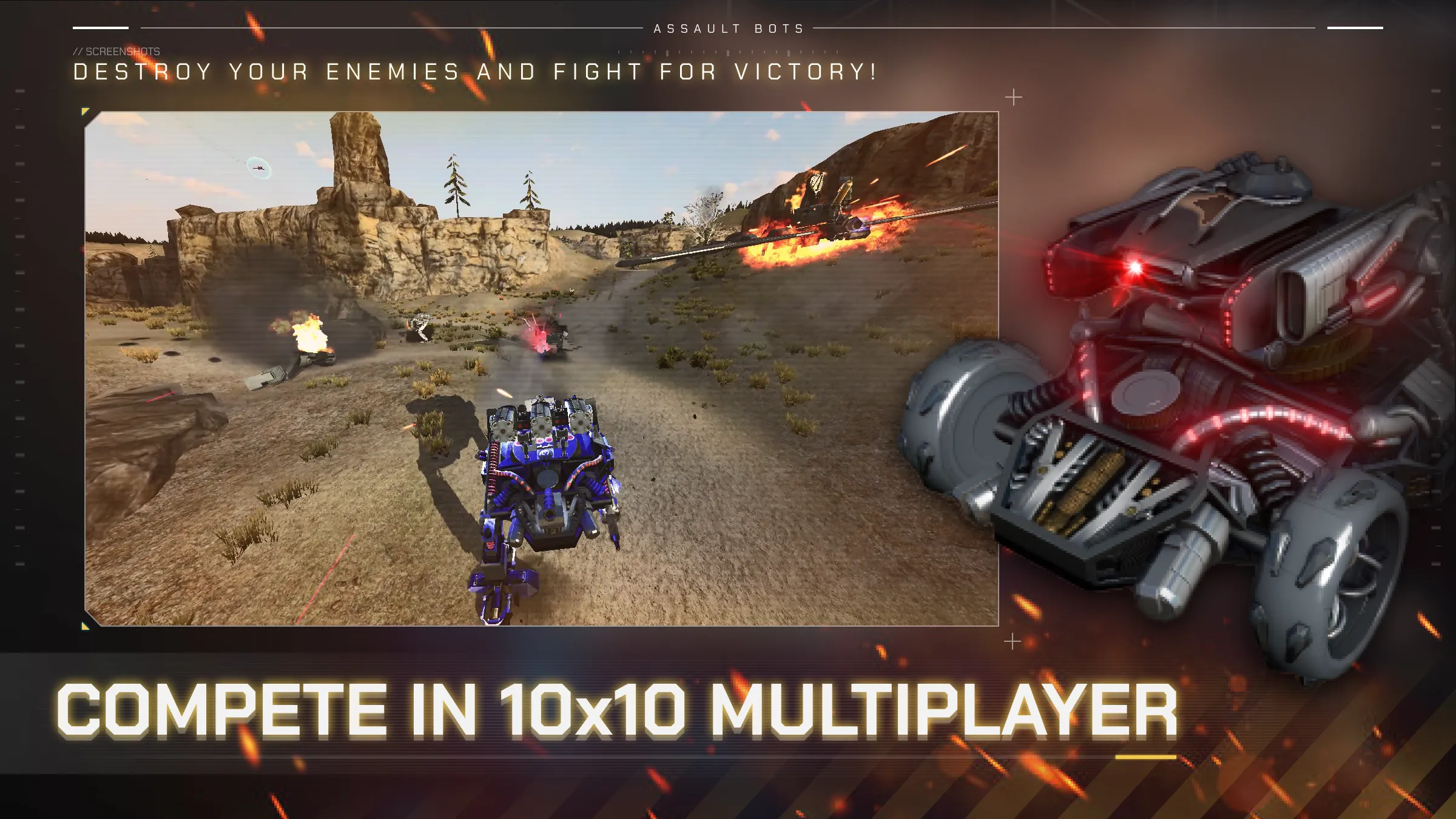 Assault Bots: Multiplayer v0.0.34 APK Мод (Всё открыто) Screenshot 1 Assault Bots: Multiplayer v0.0.34 APK Мод (Всё открыто) Screenshot 1