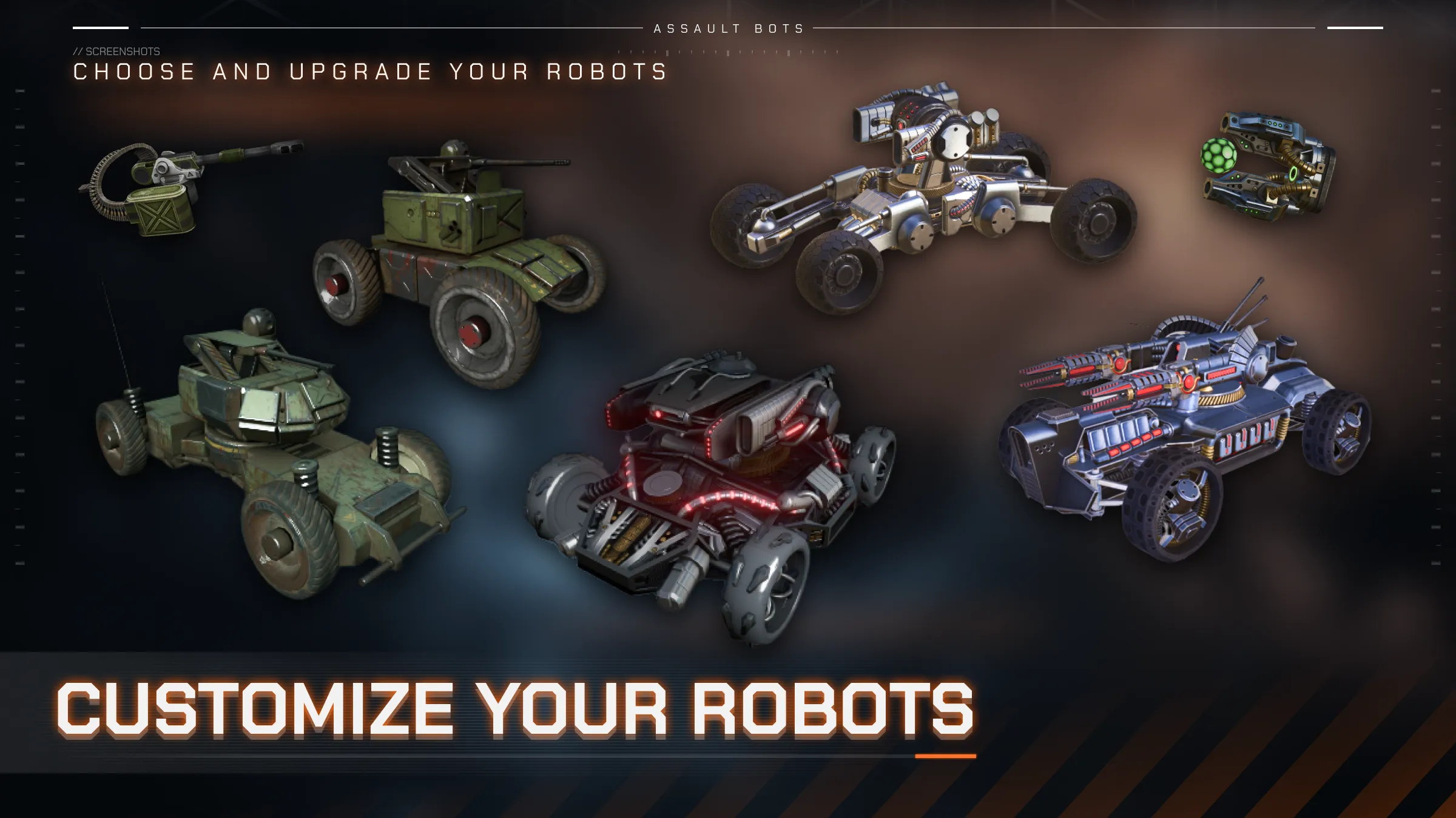 Assault Bots: Multiplayer v0.0.34 APK Мод (Всё открыто) Screenshot 2 Assault Bots: Multiplayer v0.0.34 APK Мод (Всё открыто) Screenshot 2