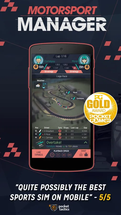 Motorsport Manager Mobile [мод: много денег] Screenshot 1