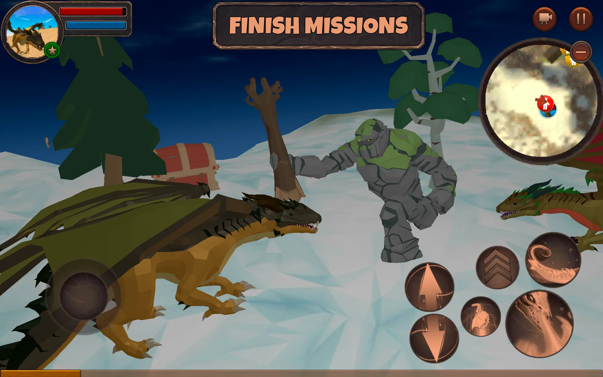Симулятор Дракона 3D v1.1066 APK Мод (Меню, Много монет и еды) Screenshot 3 Симулятор Дракона 3D v1.1066 APK Мод (Меню, Много монет и еды) Screenshot 3