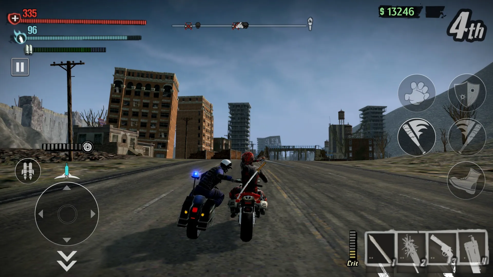 Road Redemption Mobile [мод: меню] Screenshot 2