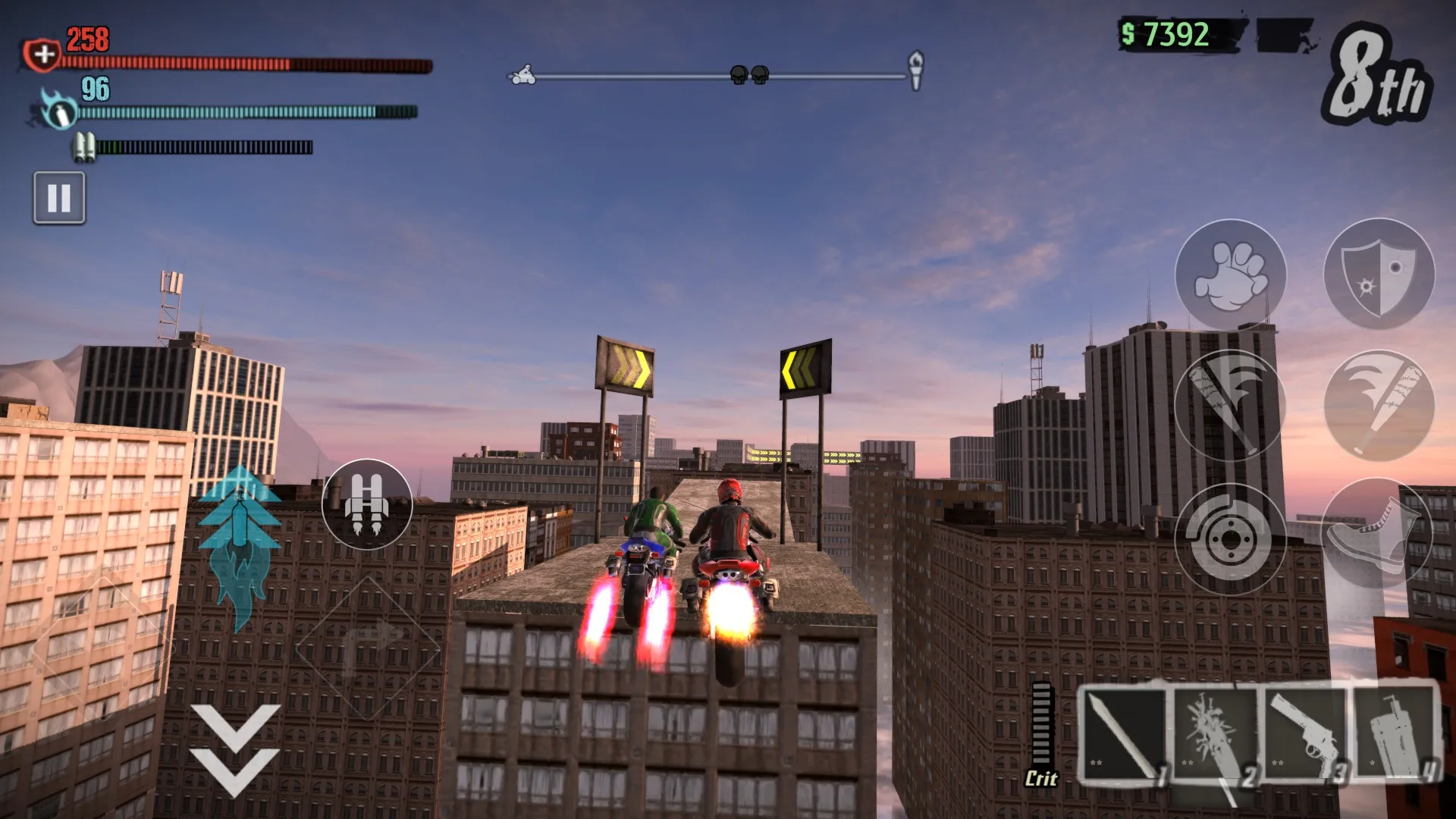 Road Redemption Mobile [мод: меню] Screenshot 4