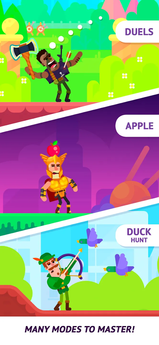 Ultimate Bowmasters v1.1.2 APK Мод (Много денег) Screenshot 3