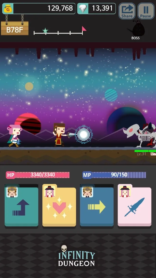 Бесконечность подземелье! [мод: много денег] Screenshot 2
