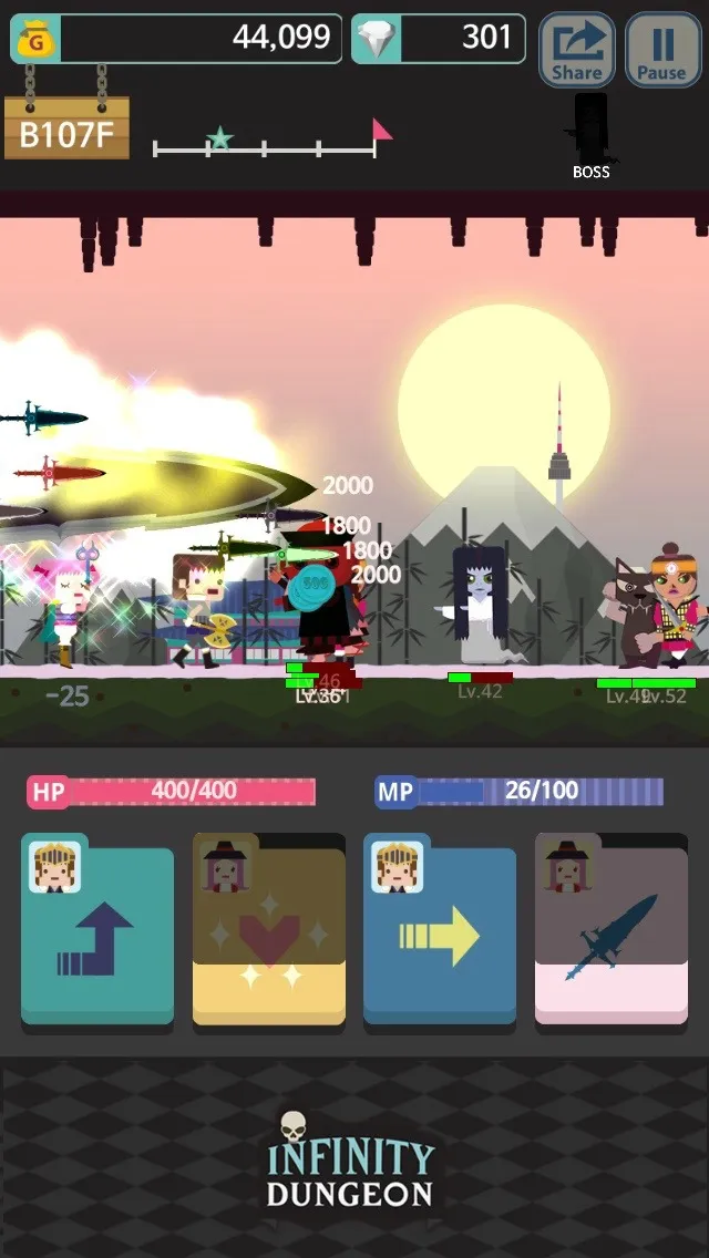 Бесконечность подземелье! [мод: много денег] Screenshot 5