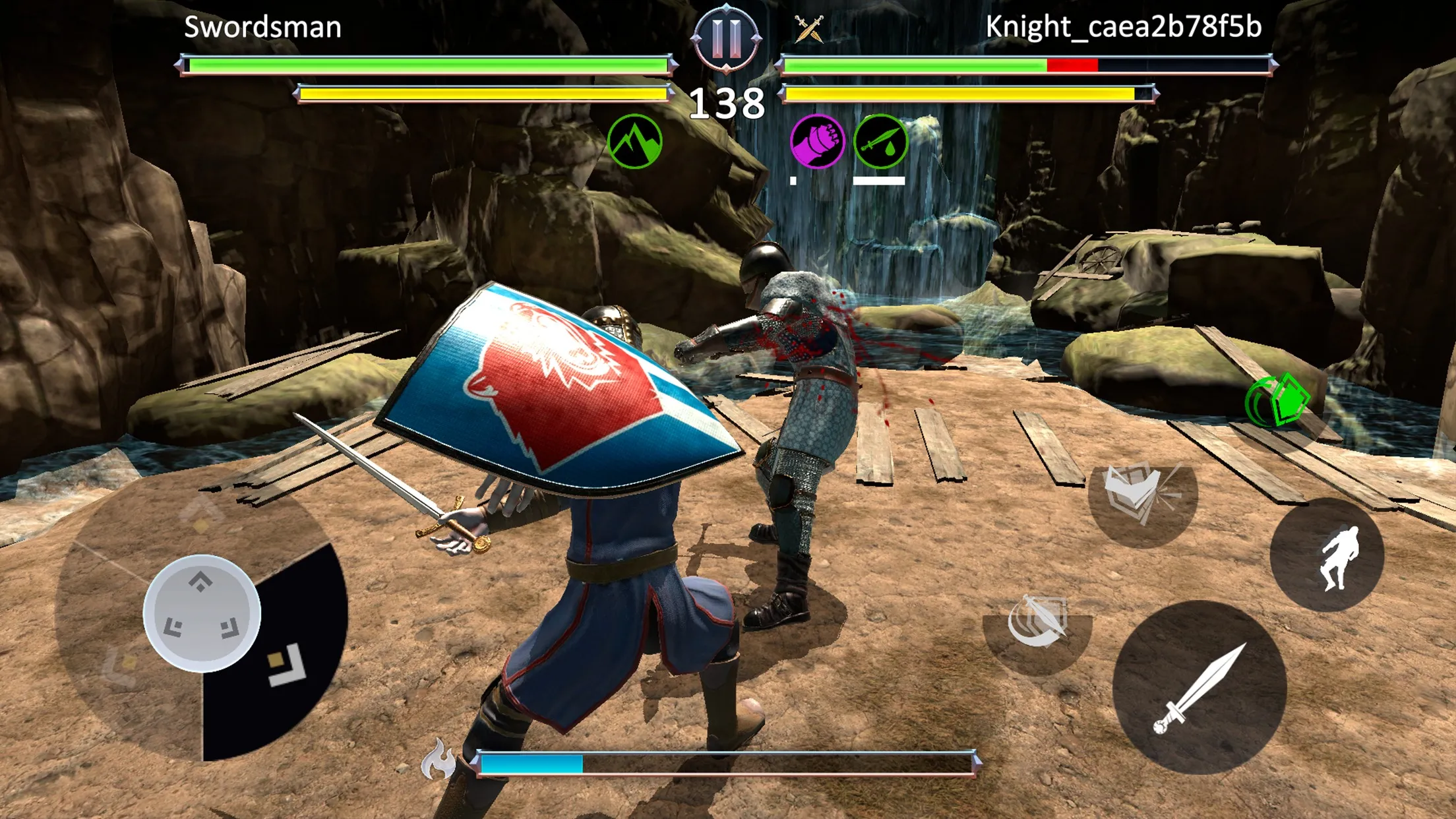 Knights Fight 2: New Blood [мод: меню] Screenshot 1