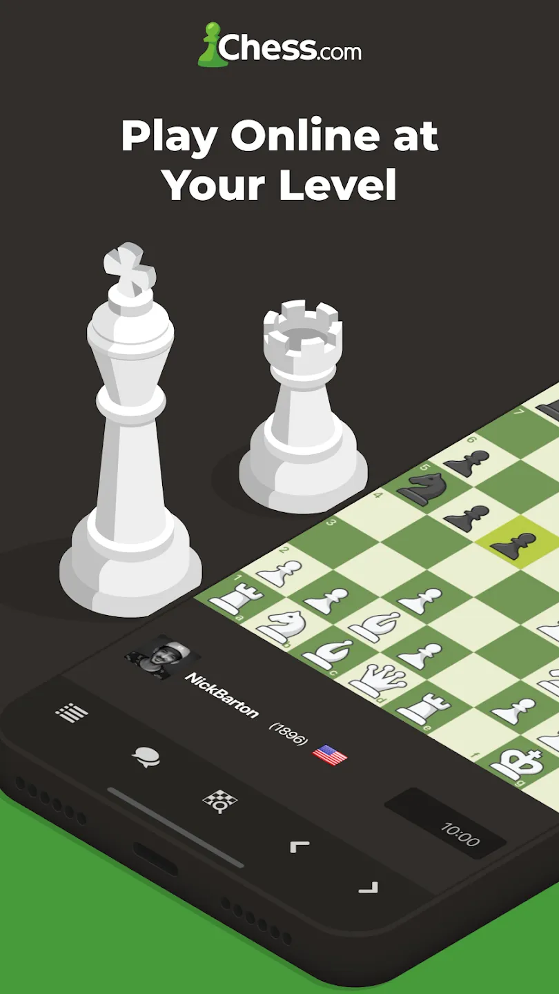 Шахматы · Играйте и учитесь v4.9.40 APK Мод (Всё открыто, Premium) Screenshot 1