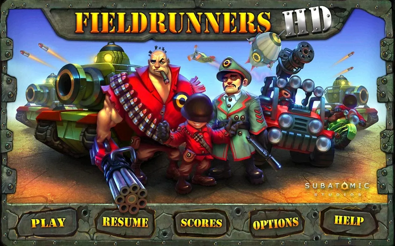 Fieldrunners HD [мод: полная версия] Screenshot 1