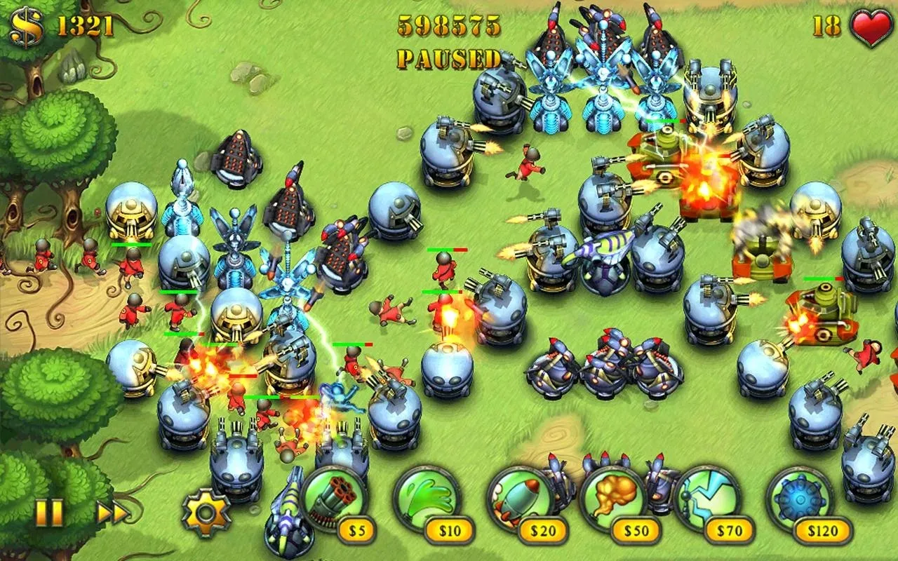 Fieldrunners HD [мод: полная версия] Screenshot 2