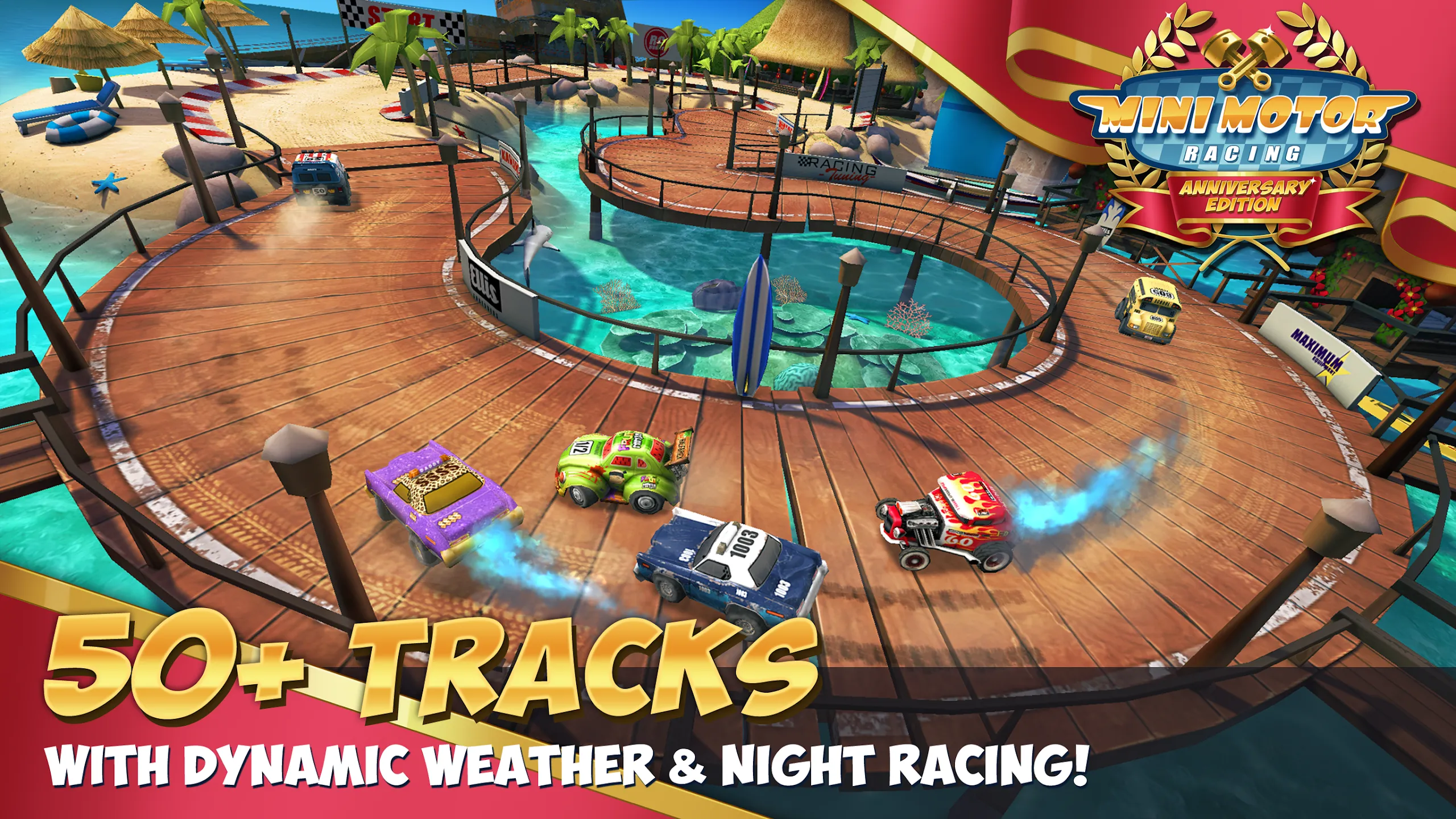 Mini Motor Racing v2.0.2 APK Мод (Полная версия) Screenshot 3