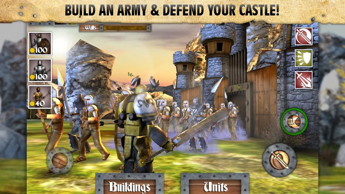 Heroes and Castles [мод: много денег] Screenshot 1