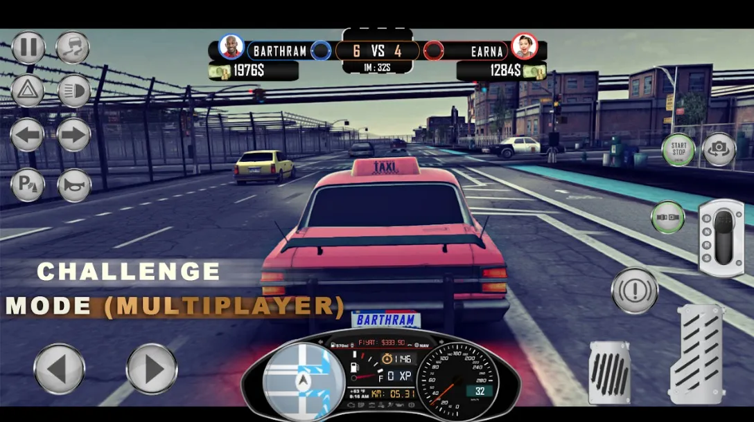 Taxi: Simulator Game 1976 [мод: много денег] Screenshot 1