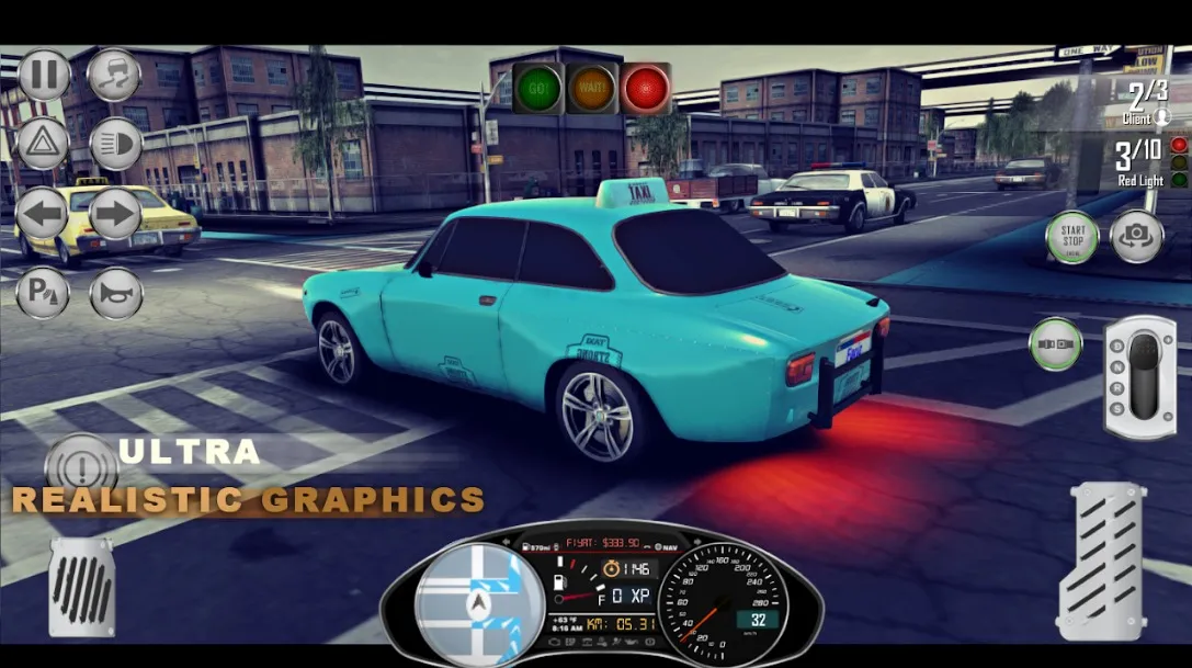 Taxi: Simulator Game 1976 [мод: много денег] Screenshot 5