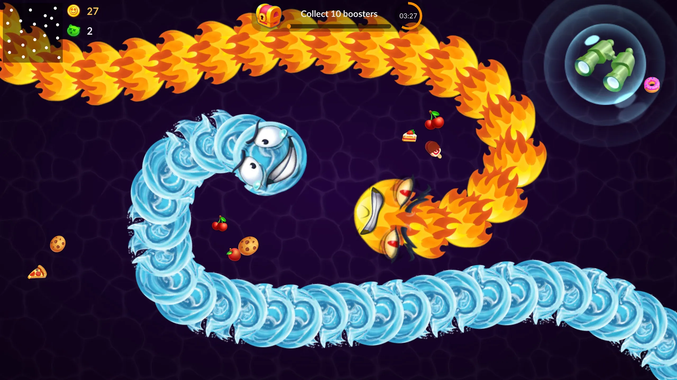 Snake Worms .io: Fun Game Zone [мод: без рекламы] Screenshot 2